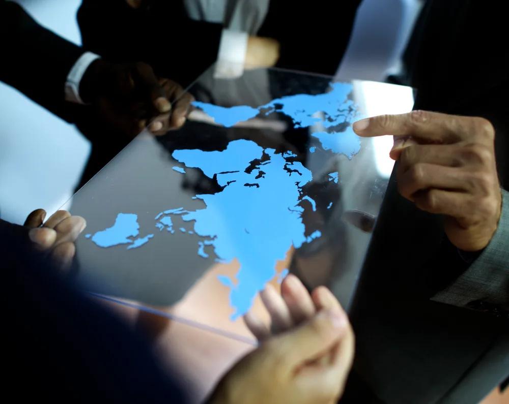 Business leaders discussing African market access opportunities